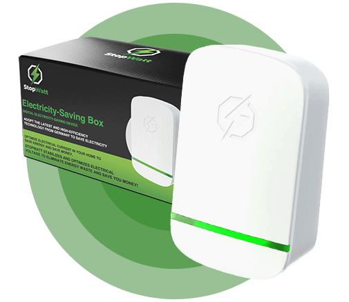 StopWatt plug-in home electricity stabilization device